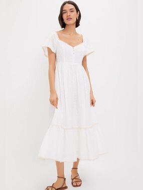 Pomander Place Dainty Eyelet Holley Dress (M)